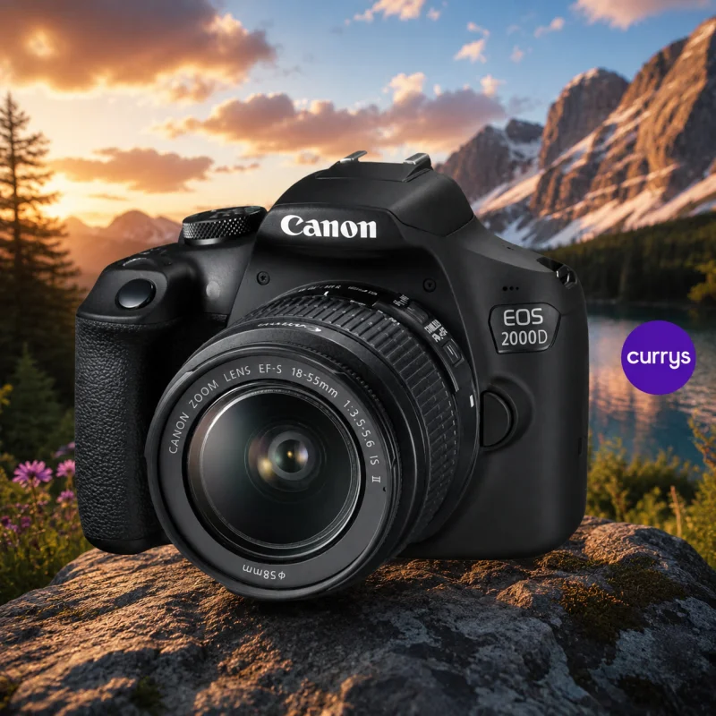 Canon EOS 2000D – digital camera EF-S 18-55mm IS II lens