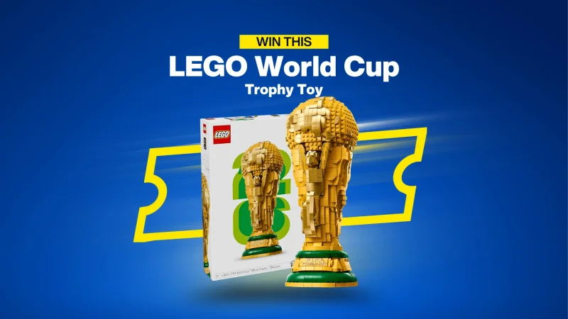 Lego FIFA World Cup trophy