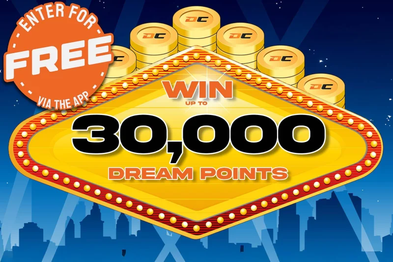 10,000 Dream Points (Tripled Over £1 Spend)