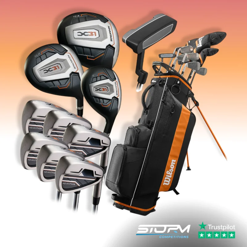Wilson X31 Advantage 11-Piece Stand Bag Package Set – Steel