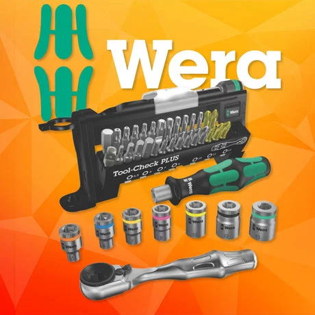 Wera 39 Piece Interchangeable Screwdriver, Ratchet, Socket and Bit Set 22nd May 26