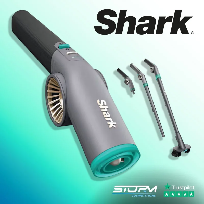 Shark BlastBoss All-in-One Cordless Air Blasting System With BlastBroom