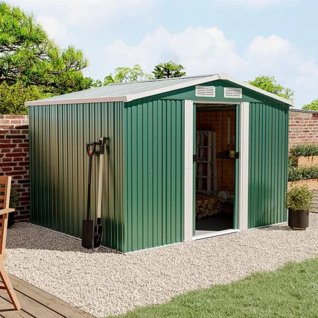 Waterproof 6x8 Metal Garden Shed with Gable Roof 24th May 26