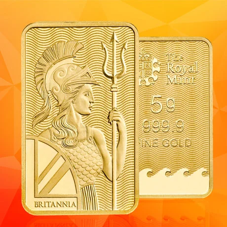 Royal Mint Gold Bullion Bar 5g 16th June 26