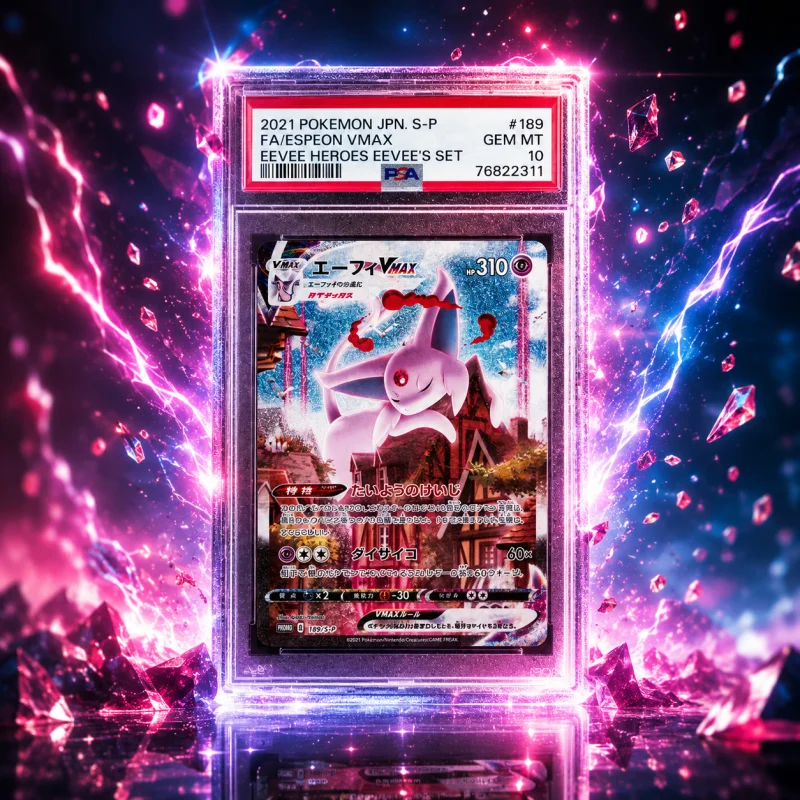 PSA 10 ESPEON VMAX 189/S-P EEVEE HEROES FULL ART PROMO POKEMON