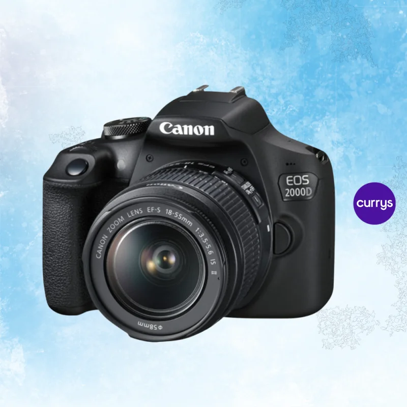 Canon EOS 2000D – digital camera EF-S 18-55mm IS II lens