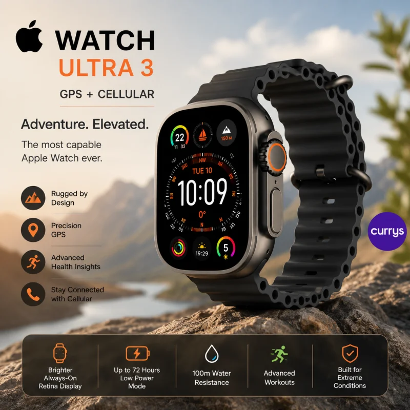 NEW APPLE WATCH ULTRA 3 GPS + CELLULAR