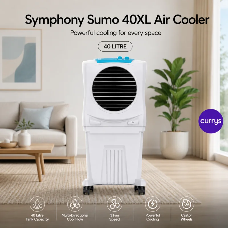 SYMPHONY SUMO 40XL AIR COOLER – WHITE