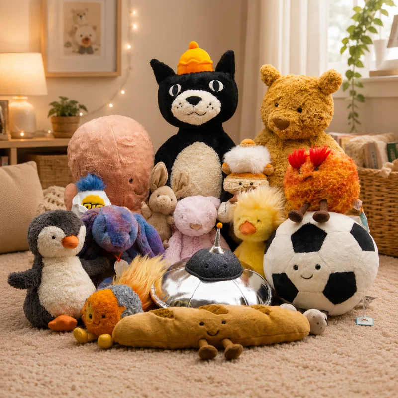 MEGA BRAND NEW JELLYCAT PLUSH TEDDY BUNDLE