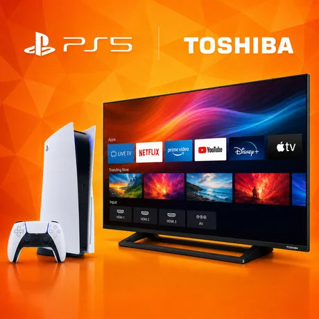 Sony PS5 + Toshiba 55" 4K TV MEGA BUNDLE 5th July 26