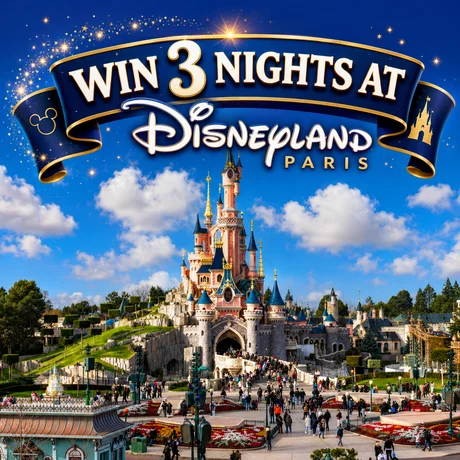 3 Nights at Disneyland Paris for 4 people + £1,000