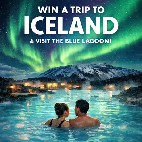 4 Night Iceland Blue Lagoon Trip for 2 + £2,000 cash