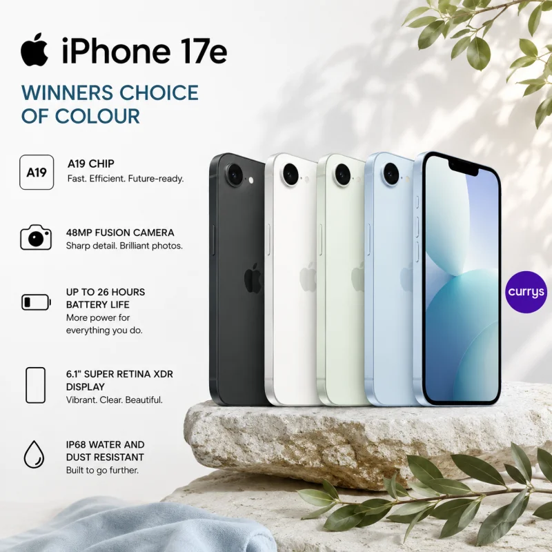 BRAND NEW APPLE iPhone 17e WINNERS CHOICE OF COLOUR