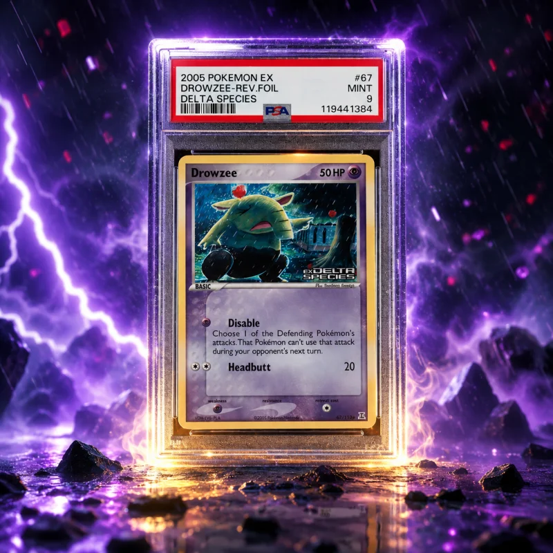 PSA 10 GEM MT 2005 POKEMON EX DELTA SPECIES DROWZEE #67 REVERSE FOIL DELTA SPECIES