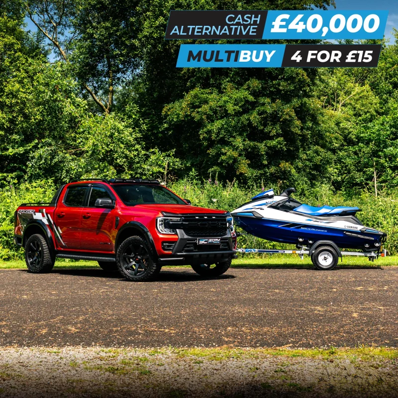 WIN THIS Ford Ranger Wildtrak & Brand New Yamaha VX Waverunner