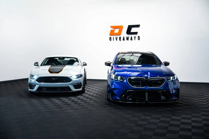 Win this BMW M5 Touring + Mach 1 Ford Mustang & £5,000 or £120,000 Tax Free