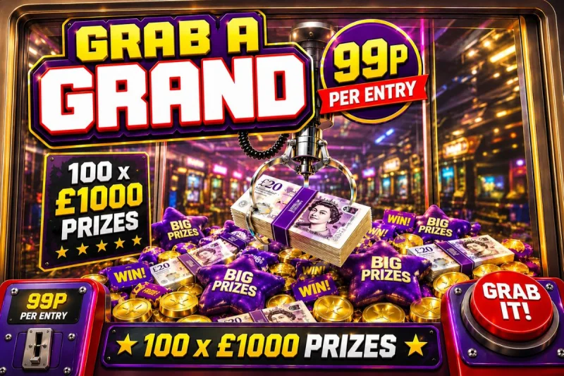 Summer Grab a Grand £100k Instant Win!