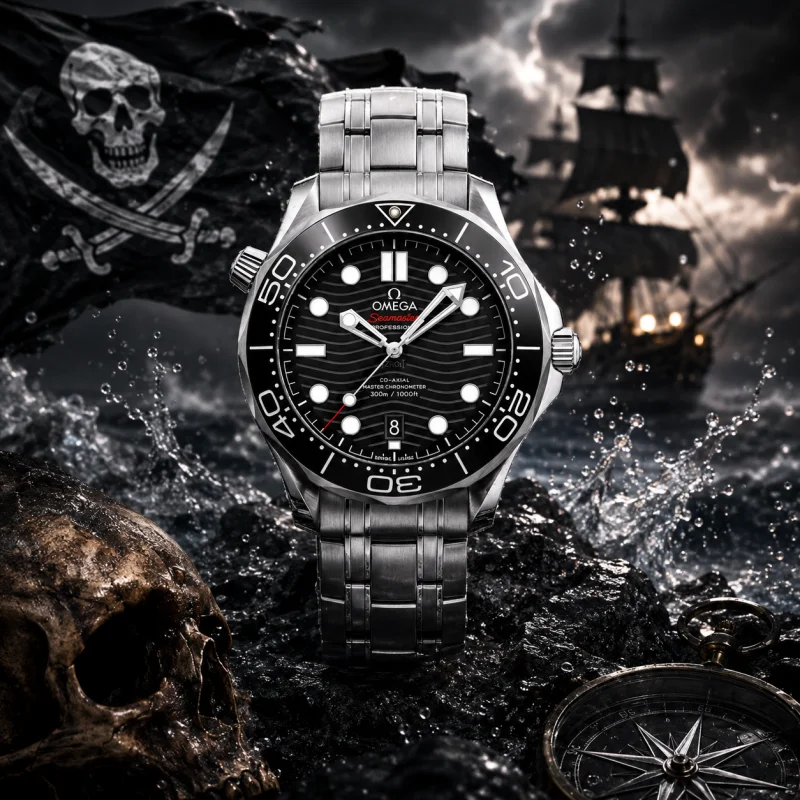 OMEGA SEAMASTER DIVER 300 CO-AXIAL WATCH BLACK