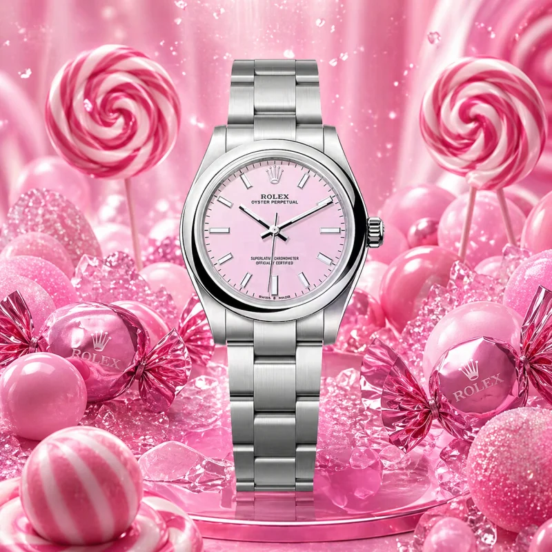 New 2026 Rolex 31mm OYSTER PERPETUAL PINK DIAL OR £6,000