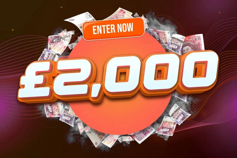 Win £2,000 Tax Free Cash + Bonus Draw