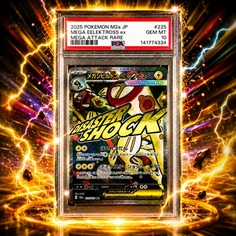 PSA 10 GEM MT 2025 POKEMON M2A JP MEGA EELEKTROSS EX MEGA ATTACK RARE