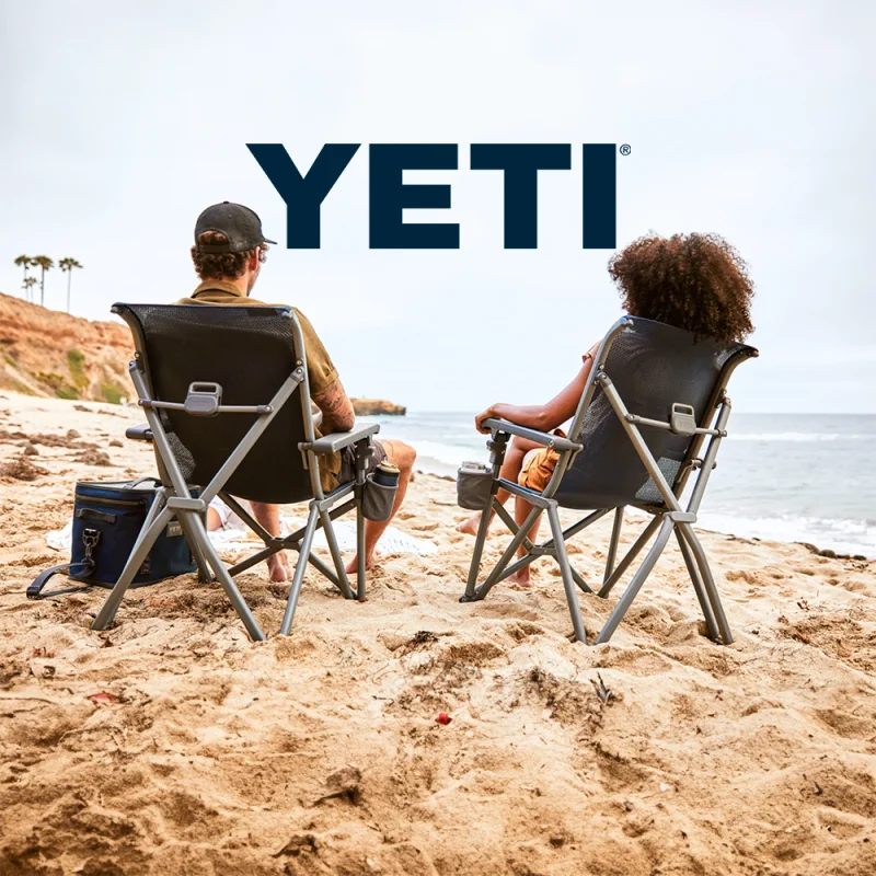 2 x YETI TRAILHEAD® CHARCOAL CAMP CHAIRS