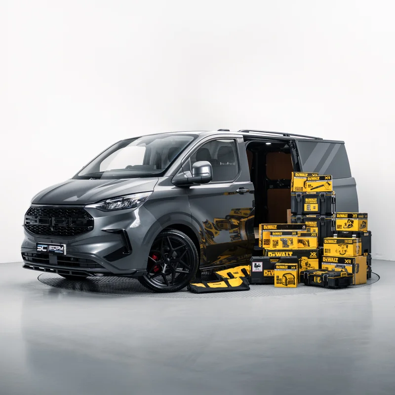 WIN THIS 2024 Ford Transit Custom Limited & 30 Piece Dewalt Tool Kit