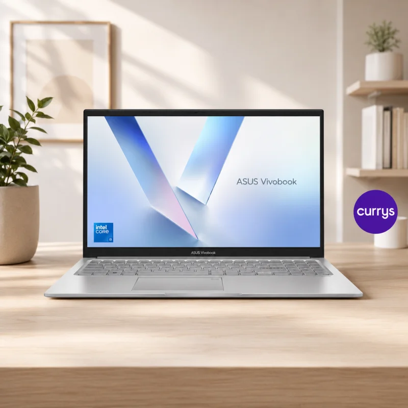 ASUS Vivobook 15″ Laptop, Intel Core 5 512GB SSD