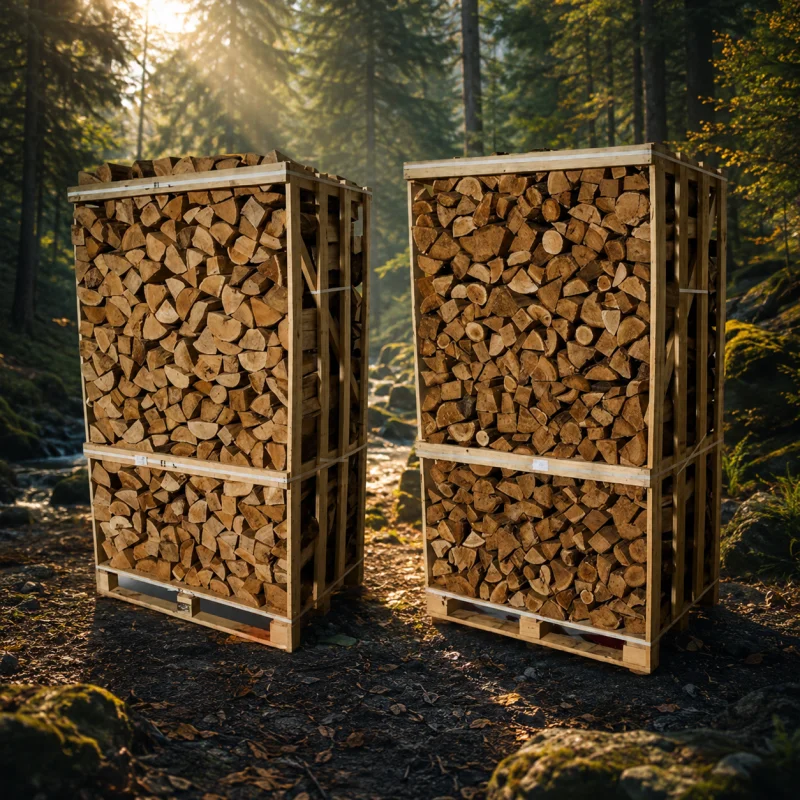 KILN DRIED FIRE WOOD CRATES – ASH, OAK OR BIRCH