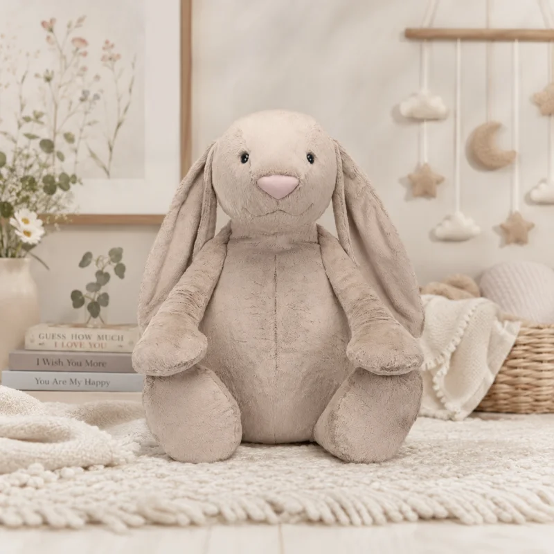 JELLYCAT BASHFUL BUNNY GIGANTIC 138CM ULTRA-SOFT LUXURY PLUSH SOFT TOY