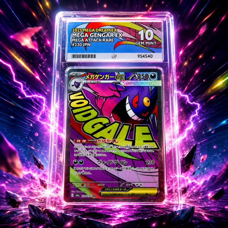 ACE 10 GEM MINT 2025 MEGA DREAM EX MEGA GENGAR EX #230 JPN POKEMON CARD
