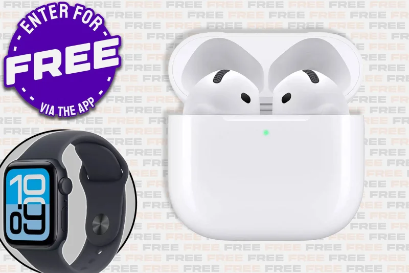 FREE: Apple Airpods 4th Gen (Spend £1+ and receive Apple Watch)