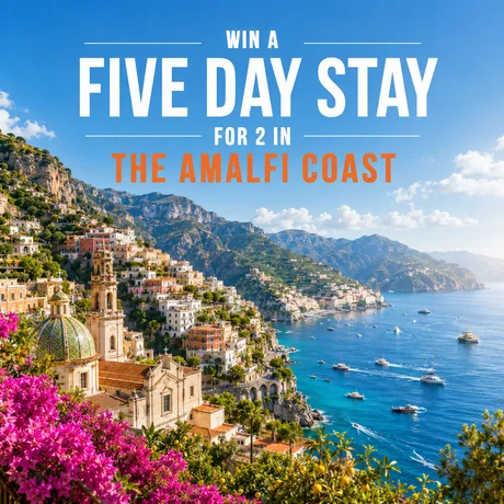5 Day Amalfi Coast Getaway for Two + £2,000