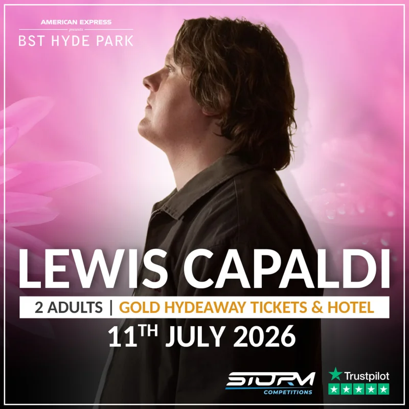Lewis Capaldi – 11th JULY 2026 – 2 ADULTS – Gold HydeAway Ticket & Hotel Experience – (With Early Entrance) #6