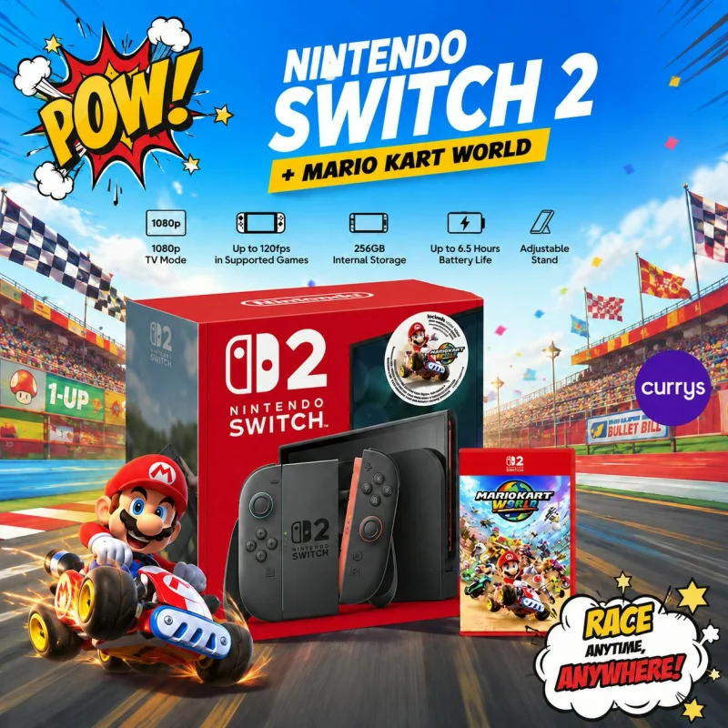 NINTENDO SWITCH 2 AND MARIO KART WORLD