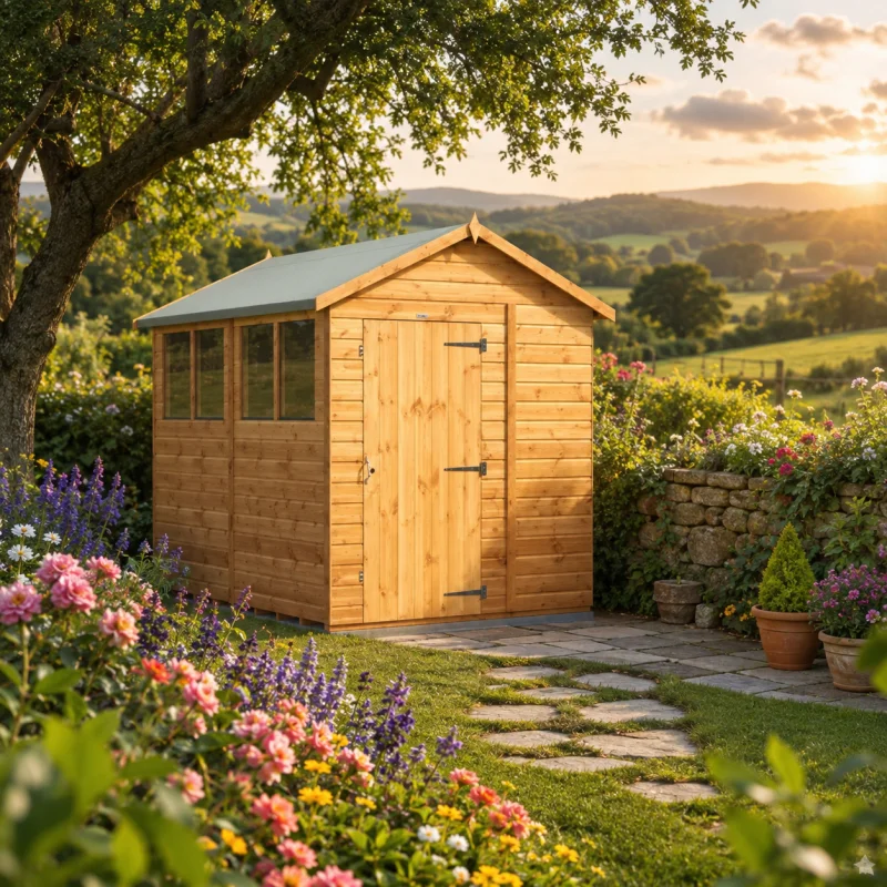 Power Apex GARDEN Shed 8×6