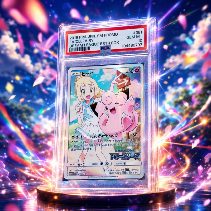 PSA 10 GEM MINT 2019 JPN DREAM LEAGUE CLEFAIRY FULL ART PROMO POKEMON