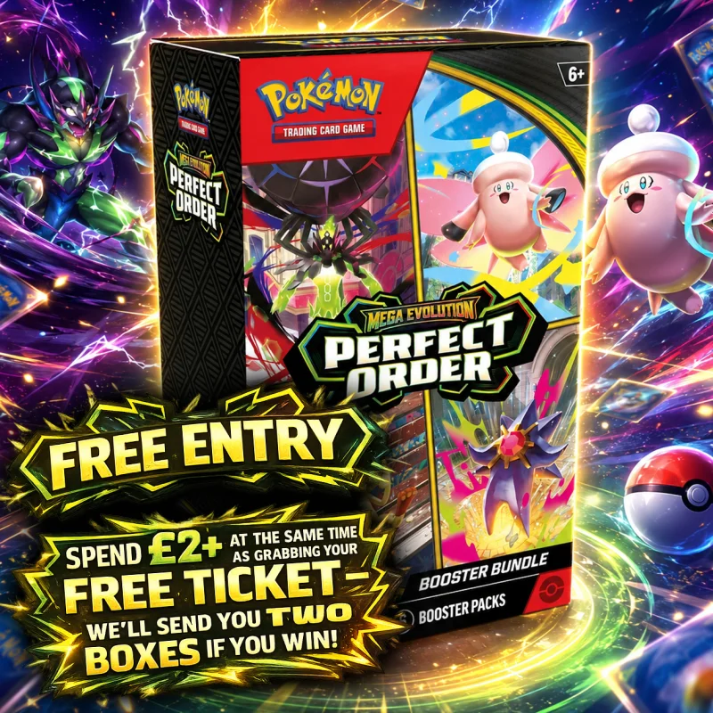 FREE ENTRY – POKEMON PERFECT ORDER BOOSTER BOX