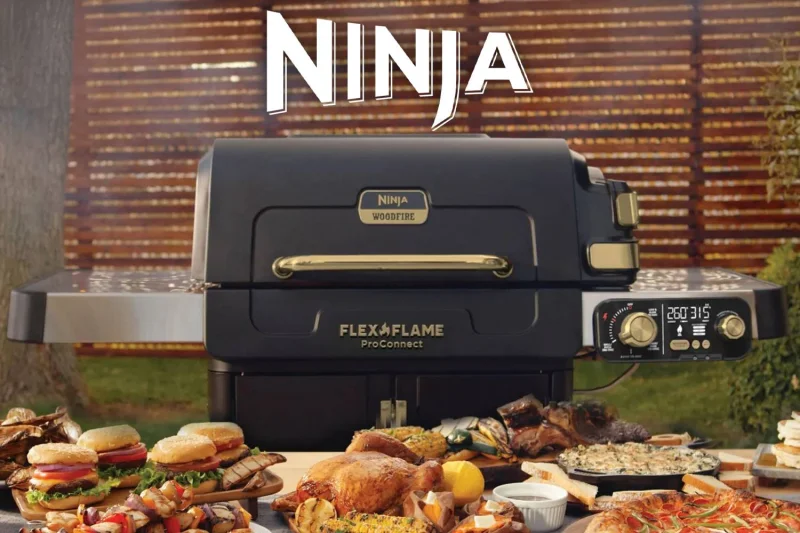 Win this Ninja 5-in-1 FlexFlame Pro Connect BBQ & Outdoor Cooking System