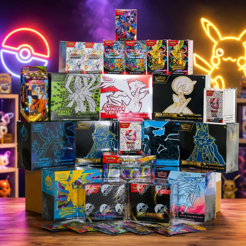 MEGA BRAND NEW & SEALED POKÉMON CENTER ETB + MORE COLLECTION