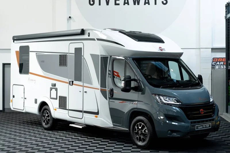 Win this Burstner Lyseo 744 Motorhome & £5,000 or £60,000 Tax Free