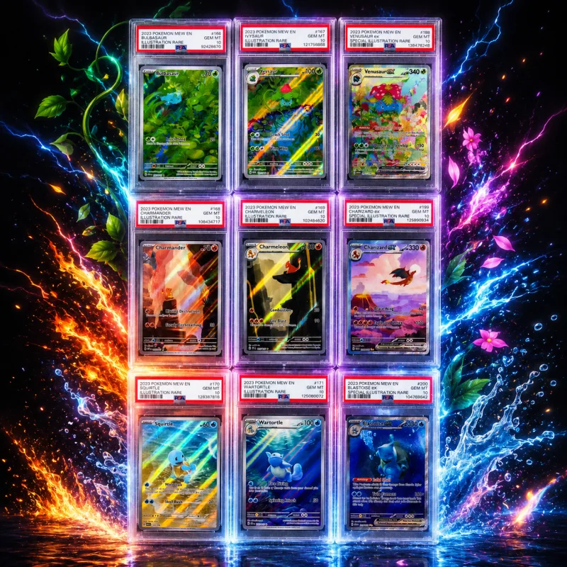 PSA 10 GEM MINT POKEMON 151 ENGLISH SET OF 9 FINAL EVOLUTION COLLECTION OR £3000