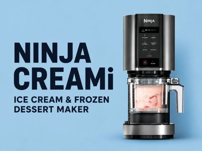 NINJA CREAMi ICE CREAM & FROZEN DESSERT MAKER