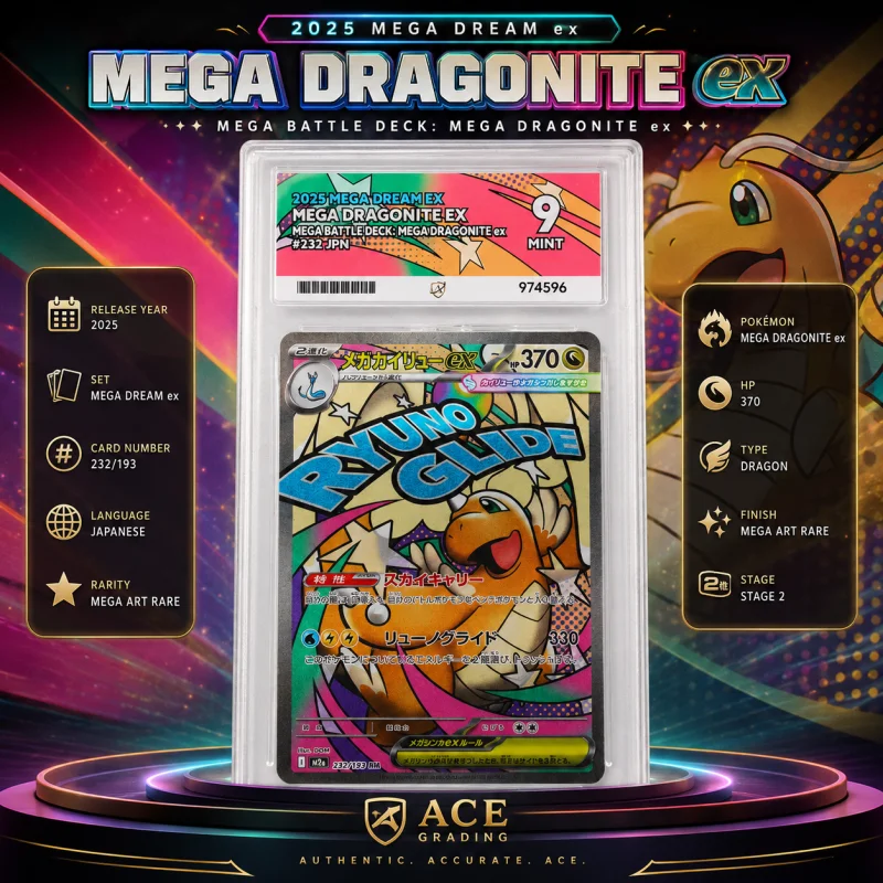 ACE 9 MEGA DRAGONITE ex MEGA DREAM ex SHOWCASE POKEMON