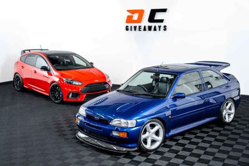 Win this Escort Cosworth RS & Focus RS & £3,000 or £80,000 Tax Free