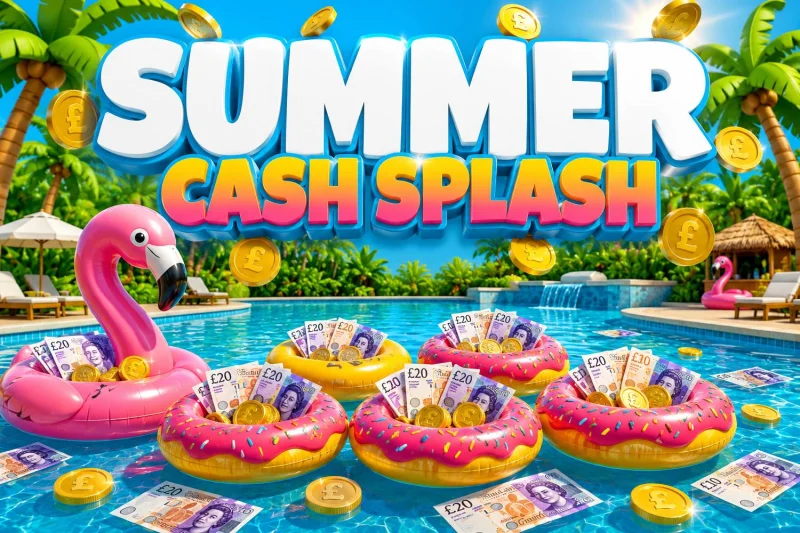Summer Cash Splash - Cash Instant Win!