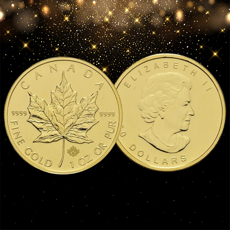 1oz Canadian Maple Leaf 999.9 fine Gold coin or £2500