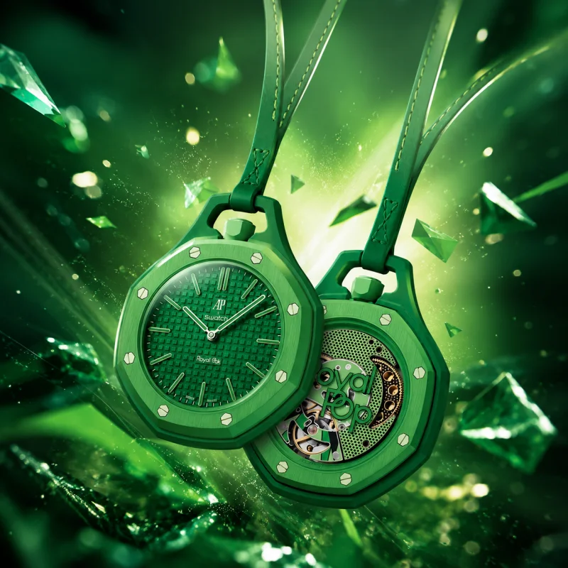 SWATCH X AUDEMARS PIGUET ROYAL POP GREEN EIGHT – BRAND NEW RELEASE