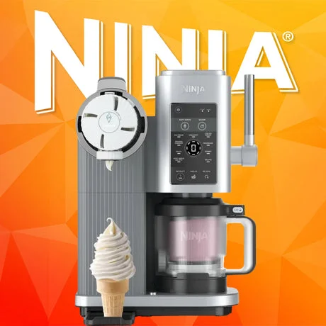Ninja CREAMi Scoop and Swirl Soft Serve and Ice Cream Maker 24th May 26