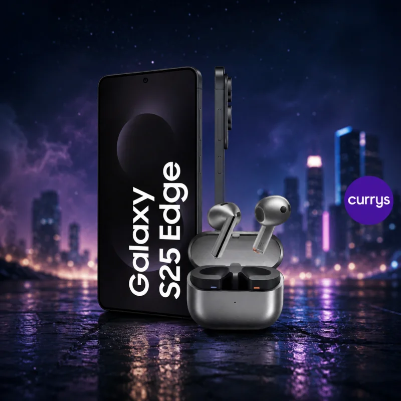 SAMSUNG GALAXY S25 EDGE 256GB WITH GALAXY BUDS 3
